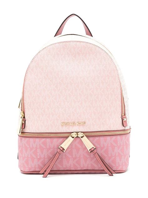 michael kors backpack rosa|michael kors pink suitcase.